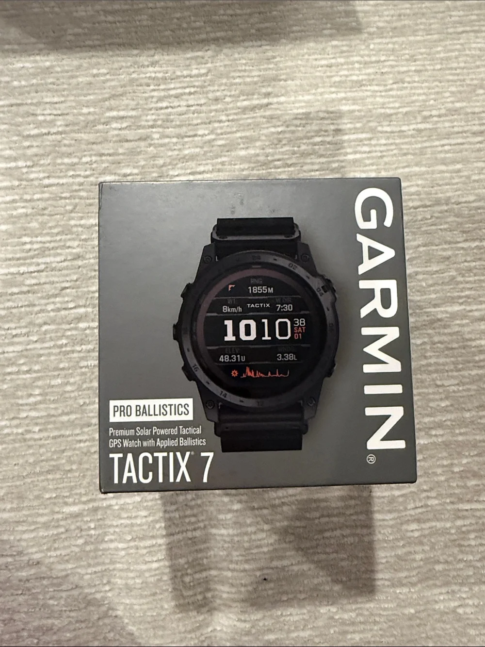 garmin Tactix 7 Pro Ballistics Tactical GPS Watch - Black